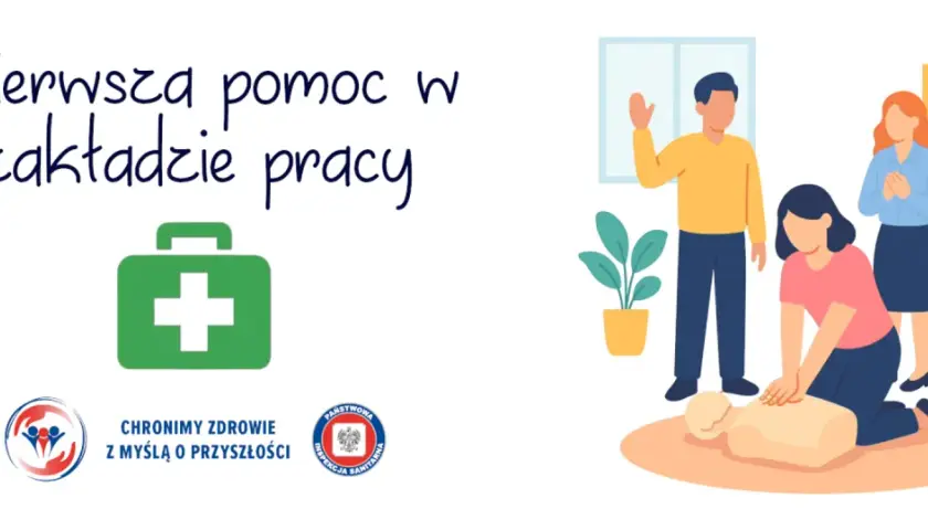 Szkolenie z pierwszej pomocy w miejscu pracy. Ratownictwo to kluczowa umiejętność, którą każdy powinien posiadać.