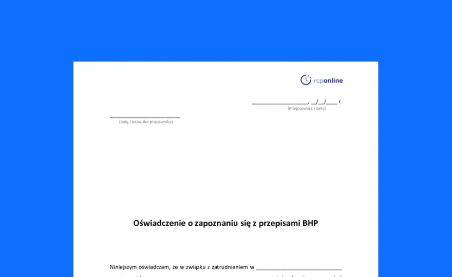 Szkolenia BHP bez formalności - terminy i obowiązki