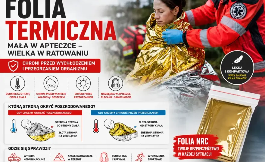 Koc NRC - jak używać? Uniknij błędów w pierwszej pomocy!