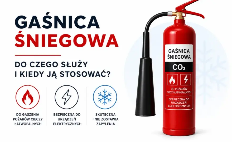 Gaśnica śniegowa CO2 - kiedy jej używać, a kiedy nie?