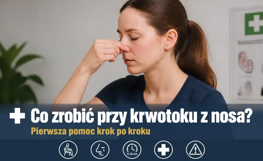 Krwotok z nosa i osłabienie - Co robić i kiedy dzwonić po pomoc?
